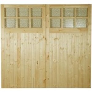 External Garage Double Door Single Glazed 2134 x 1981 x 44 Door