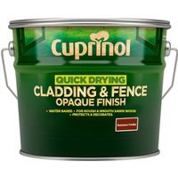 Cuprinol Quick Drying Cladding & Fence Opaque Finish Autumn Cedar 10L
