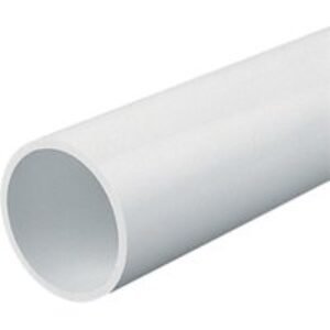 Marshall-Tufflex Heavy Gauge Round Conduit White 38mm x 3000mm