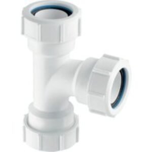 McAlpine Plastic Trap 1.5in Swept Tee V1m