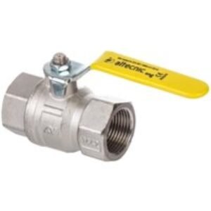 Altecnic AI-033108 Intaball Female x Female Ball Valve Yellow Lever (Gas) 1 1/2 in