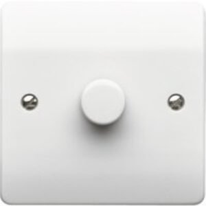 MK Dimmer Switch 1 Gang 250W 2 Way K1534WHI