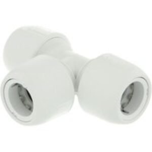 Hep2O equal tee white 10mm