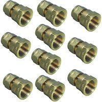 Compression Coupling Fl 15mm x 3/4in – Bag of 10