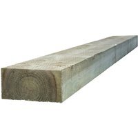 Incised Green Treated Timber Sleeper 100mm x 200mm x 2400mm