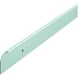 Silver Worktop Aluminium End Trim 630mm E30SLP