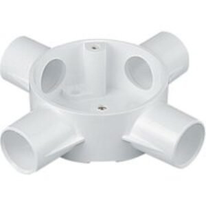 Marshall Tufflex 3MRB6WH Conduit 4 Way Box White