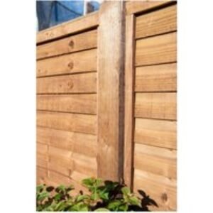 100mm x 100mm x 2400mm Brown Incised Pressure Treated Fence Post UC4