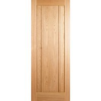 Travis Perkins Ripon Oak Veneer 3 Panel FD30 Door 1981 x 838 x 44mm