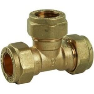 Compression Equal Tee 15mm