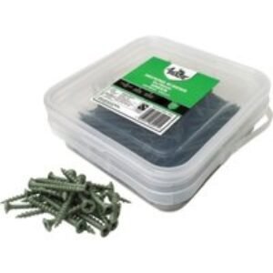 4Trade Decking Screw 4 x 50mm Green Tub 500