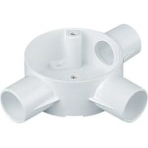 Marshall Tufflex 3MRB5WH Conduit Tee Box White