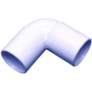 Wavin Osma Overflow solvent bend 90° 21.5mm white