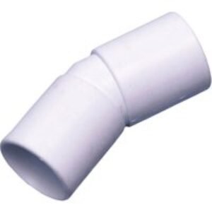 Wavin Osma Overflow solvent bend 45° 21.5mm white