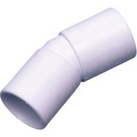 Wavin Osma Overflow solvent bend 45° 21.5mm white