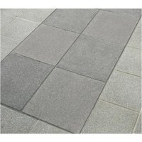 Marshalls Argent Paving Dark Smooth Paving Slab 400x400x38mm Pack of 60