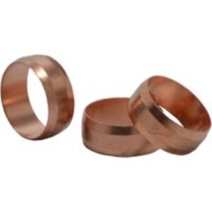 4Trade 15mm Copper Olives (Pack of 10)