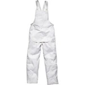 4Trade Painters Bib & Brace White Size XXL