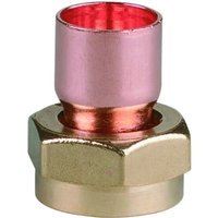 End Feed Straight Tap Connector 15mm x 1/2in