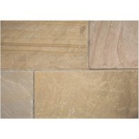 Natural Indian Sandstone Buff Paving Project Pack 15.84m2
