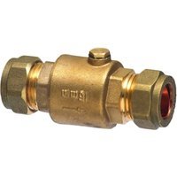 Single Brass Check Valve 15mm