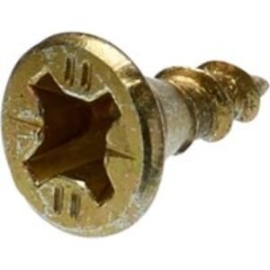 Bullet 3.5 x 12mm Gold Wood Screw Qty 600