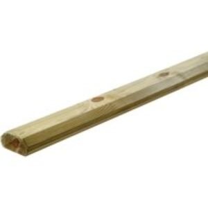 Large Traditional Decking Base Rail - 32mm x 68mm x 2.4m