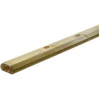 Large Traditional Decking Base Rail – 32mm x 68mm x 2.4m