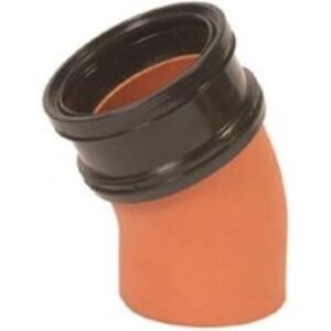 Hepworth SuperSleve 225 Bend Single Socket 225mm x 30 Degree SB3/5S