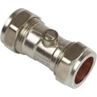 22mm Isolating Valve Chrome