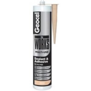 Geocel theWORKS Multi-Use Sealant and Adhesive Beige 290ml