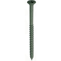 Deck-tite 4.5 x 63mm Outdoor Screw Pozi Countersunk Net-coat Green Plated Qty 200