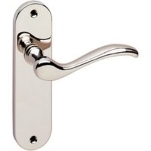 Urfic Geneva Lever Latch Door Handle Polished Nickel
