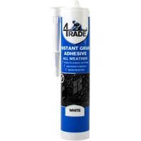 4Trade All Weather Instant Grab Adhesive White 290ml