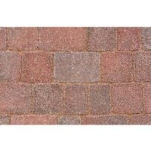 Marshalls Drivesett Tegula Original Red/Charcoal Block Paving 120mm x 160mm x 60mm - Pack of 492