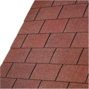 Iko Armourglass Tile Red Square Shingles 3m2 Pack 21