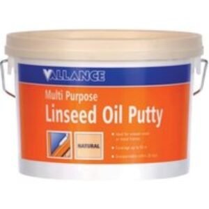 Vallance 2kg Multi Purpose Linseed Oil Putty - Natural