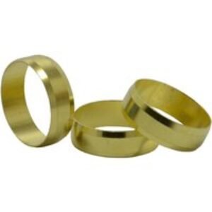 4Trade 22mm Brass Olives (Pack of 10)