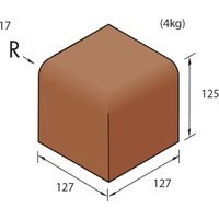 Marshalls Keykerb Bullnosed Concrete Block Paving Small Angles Charcoal External PV7700510