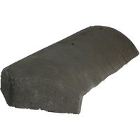 Redland Third Round Block End Hip Slate Grey Ridge Roofing Tile