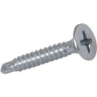 4Trade 13mm Drywall Screw Wafer Head Self Drill Bright Zinc Plated Qty 1000