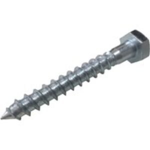 4TRADE M10 x 75mm Coach Screws Bright Zinc Plated Qty 20