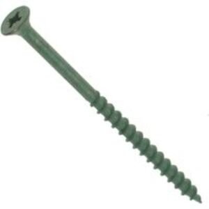 4Trade 5 x 75mm Decking Screw Green Qty 500