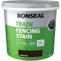 Ronseal Trade 5L Fencing Stain Dark Oak