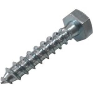 4TRADE M10 x 50mm Coach Screws Bright Zinc Plated Qty 20