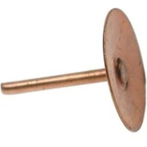 4Trade Copper Disc Rivets 3/4in