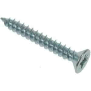 4Trade 12g x 4in Screw Pozi Csk Zinc Plated Qty 100