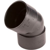 Wavin OsmaWeld bend 45° 40mm black