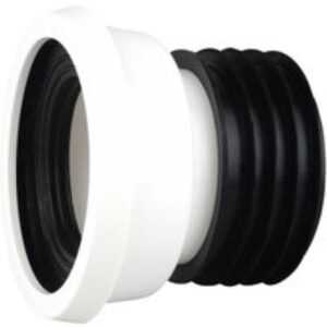 Wavin OsmaSoil easy-fit WC pan connector straight 4" white