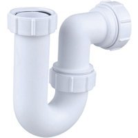 Wavin Osma Waste tubular P trap 75mm seal 32mm white